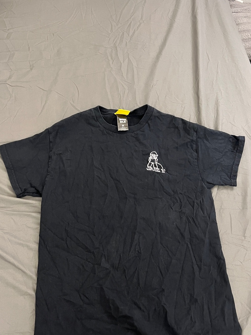 WORBLE Black Graphic T-Shirt Men’s Size M Short Sleeve Streetwear Tee